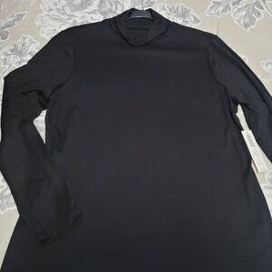 Chico's Black Long Sleeve Turtleneck Size 1= Medium NWT